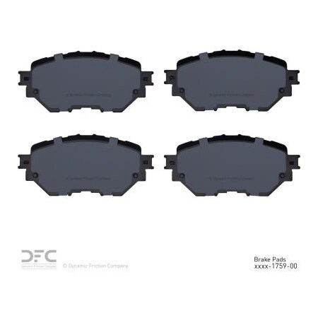Dynamic Friction Co DFC 3000 Ceramic Brake Pads - Dynamic Friction Company 1310-1759-00 1310-1759-00